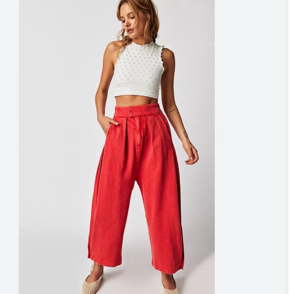 Free People Cool Harbor Pants Size Xl - Picture 1 of 8